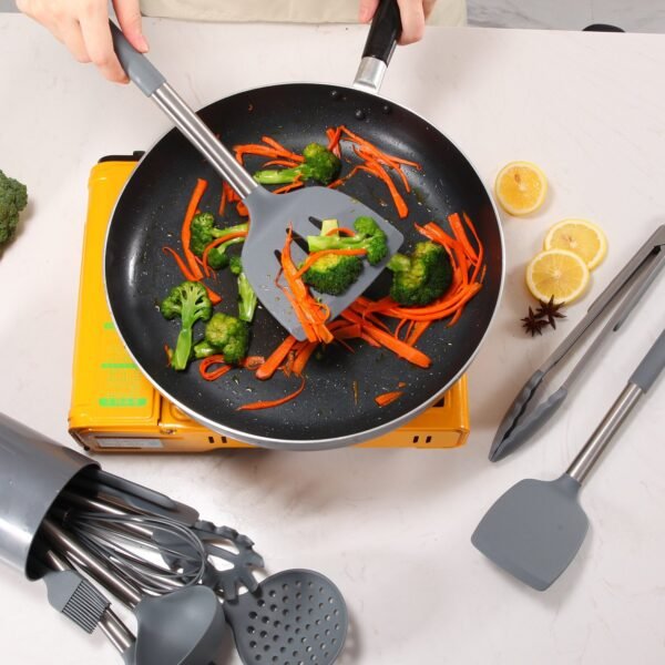 Stainless Steel Silicone Handle Kitchenware