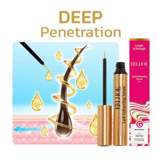 Natural Black Lengthening & Curling Eyelash Serum