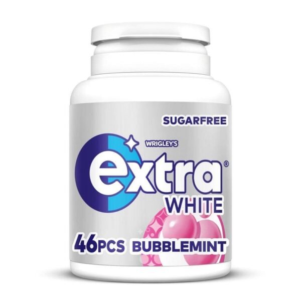 Wrigley's Extra White Bubblemint Sugar-Free Chewing Gum
