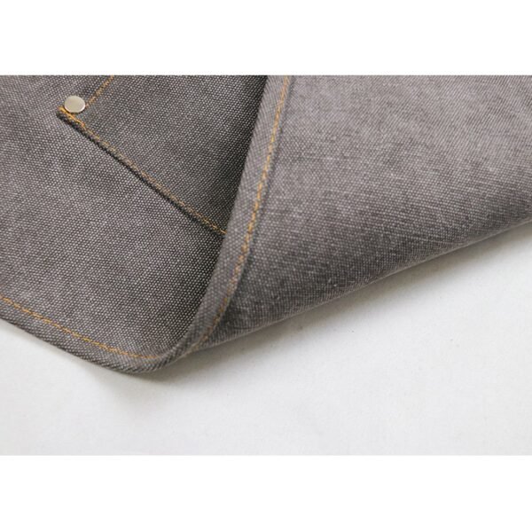 Denim Workwear Apron with Logo Print