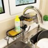 E4BE651D206A16BB6D31369E804A5436.jpg Sponge Drain Hanging Basket Sink Storage Rack