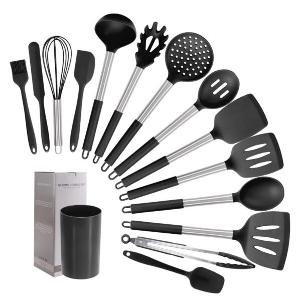 Stainless Steel Silicone Handle Kitchenware