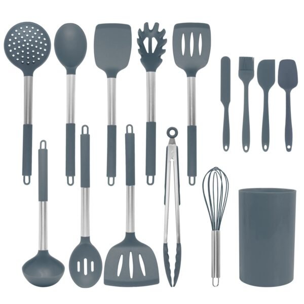 Stainless Steel Silicone Handle Kitchenware